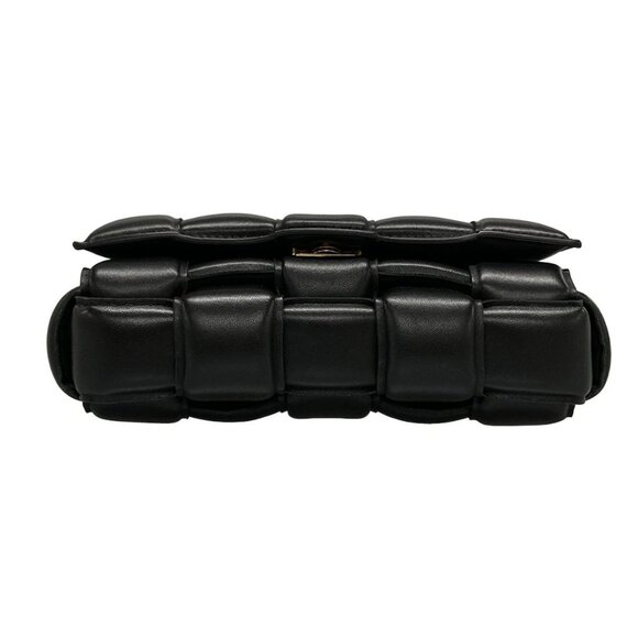 Auth BOTTEGA VENETA Padded Cassette 591970 Black Lambskin - Picture 6 of 16